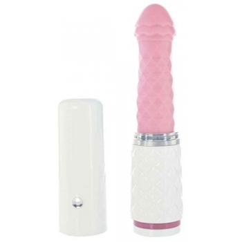 Pillow Talk Feisty Luxurious Thrusting & Vibrating Massager - Pink