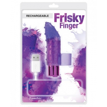 Rechargeable Frisky Finger Massager Purple