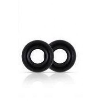 Donut Rings Oversized Black