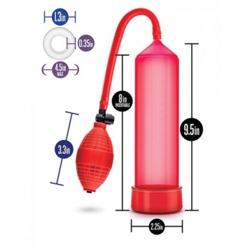 Performance VX101 Male Enhancement Pump - Red