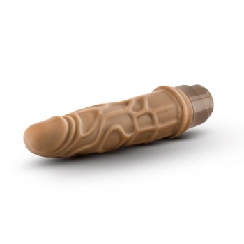 Dr. Skin Cock Vibe 3 Vibrating Dildo - Mocha Tan