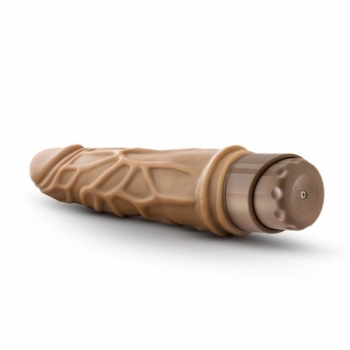 Dr. Skin Cock Vibe 3 Vibrating Dildo - Mocha Tan