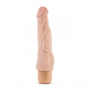 Dr Skin Cock Vibe 4 - Beige Vibrating Dildo