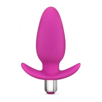 Luxe Little Thumper Fuchsia Butt Plug - Vibrant Pleasure Toy