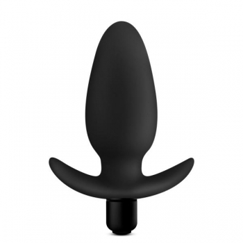 Anal Adventures Platinum Silicone Saddle Plug Black