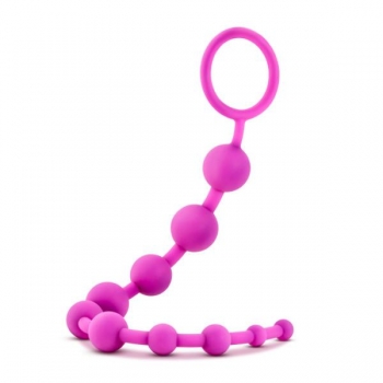 Luxe Silicone 10 Beads - Pink