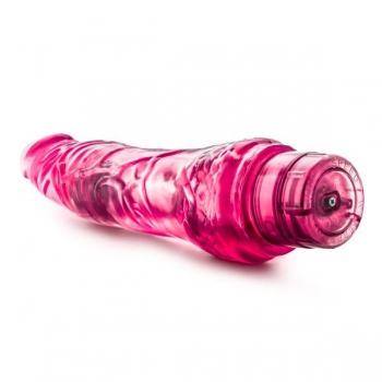 B Yours Vibe 7 - Soft Pink Vibrating Dildo