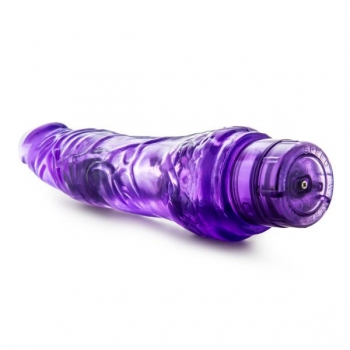 B Yours Vibe 7 Purple Realistic Vibrating Dildo