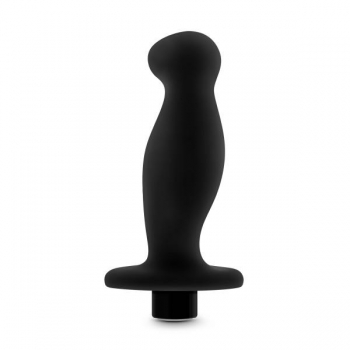 Anal Adventures Platinum Silicone Vibrating Prostate Massager 02 – Black