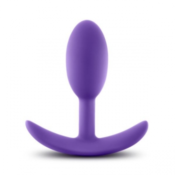 Luxe Wearable Vibra Slim Plug - Small Purple