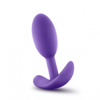 Luxe Wearable Vibra Slim Plug - Small Purple