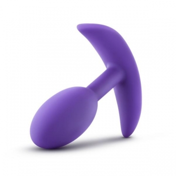 Luxe Wearable Vibra Slim Plug - Small Purple