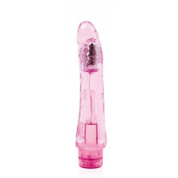 Stylish 9-Inch Mambo Vibrating Dong in Pink