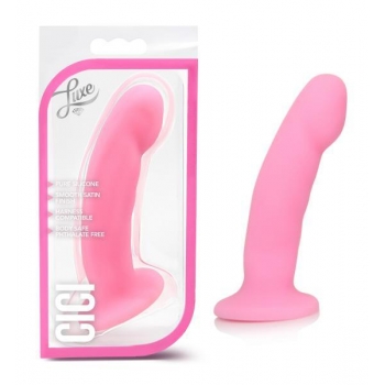 Luxe Cici Pure Silicone Pink Dildo