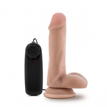 Dr. Skin Dr. Rob Vibrating Dildo - 6 inches Vanilla