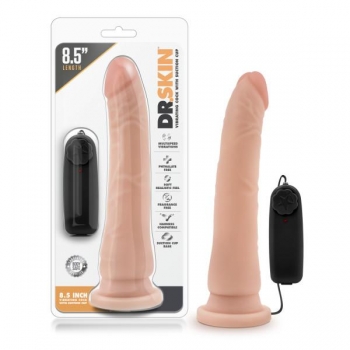 Dr. Skin 8.5 inches Vibrating Realistic Cock Beige