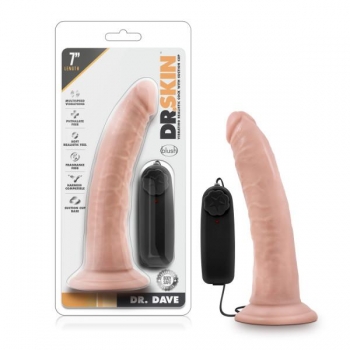 Dr. Dave 7 inches Vibrating Cock with Suction Cup