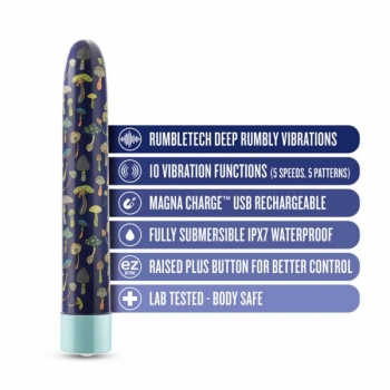 Limited Addiction Dreamscape 7-Inch Rechargeable Vibrator - Blue