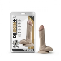 Dr. Skin Plus 6in Poseable Dildo Vanilla