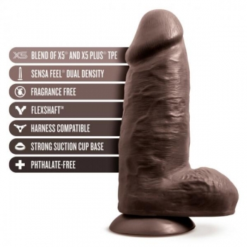 Au Naturel Chub 10in Dildo - Chocolaty Pleasure