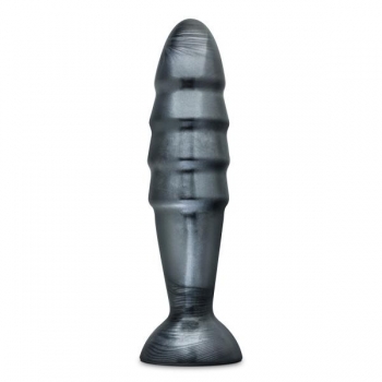 Jet Destructor Carbon Metallic Black Butt Plug