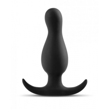 Anal Adventures Platinum Curve Plug Black