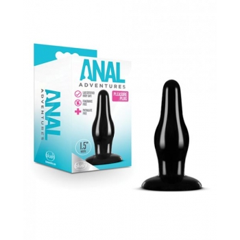 Anal Adventures Pleasure Plug Black