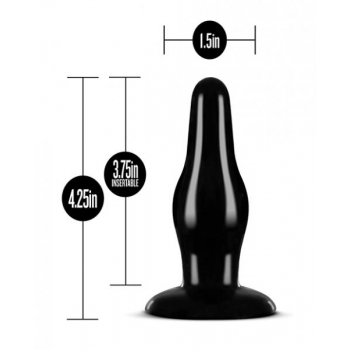 Anal Adventures Pleasure Plug Black