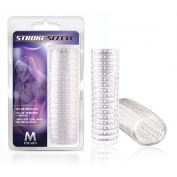 5.5 Inch Jelly Stroke Sleeve - Clear