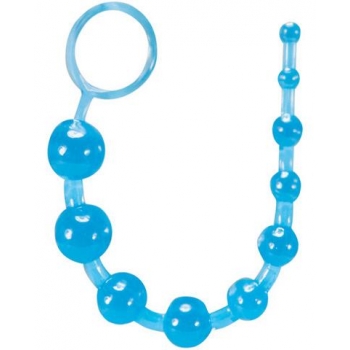 Basic Anal Beads - Blue - Beginner-Friendly Pleasure