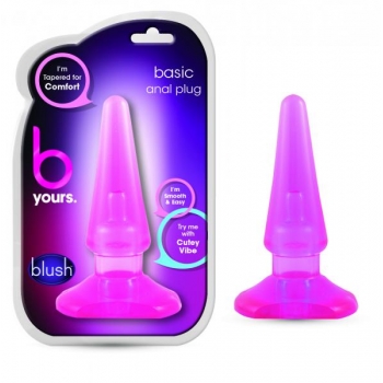 Basic Pink Anal Plug - Perfectly Designed for Beginners