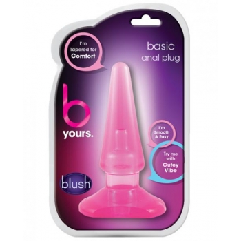 Basic Pink Anal Plug - Perfectly Designed for Beginners