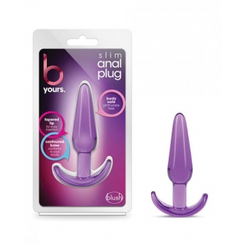 B Yours Slim Anal Plug Purple