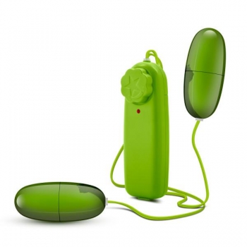 Double Pop Eggs Vibrating Bullets – Lime Green