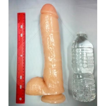 Hung Rider Hammer Dildo - 11.5 Inches Beige