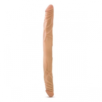 B Yours 14-Inch Double Dildo LatTan