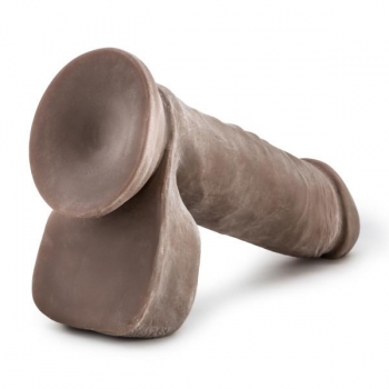 Au Naturel 8 inches Sensa Feel Dildo - Brown