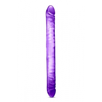 B Yours 18 inches Double Dildo Purple