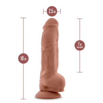 Au Naturel Billy Boy 10 Dildo - Mocha