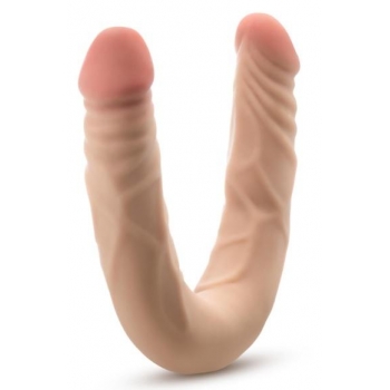 Dr Skin Plus - 14 Posable Double Dong - Beige 