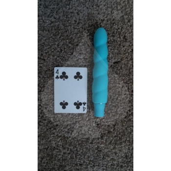 Anastasia Silicone 10 Speed Vibe - Aqua