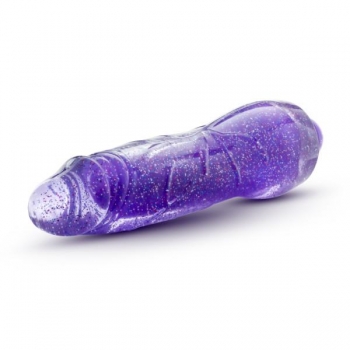 Glow Dicks Molly Glitter Vibrator Purple