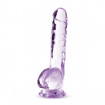 Naturally Yours 8in Amethyst Crystalline Dildo