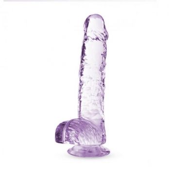 Naturally Yours 6in Amethyst Crystalline Dildo