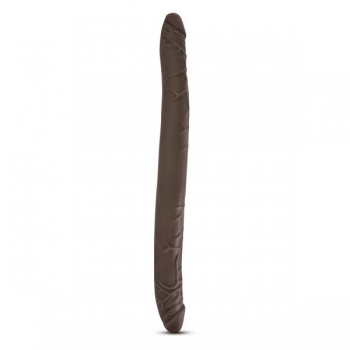 Dr Skin 16 Inches Double Dildo - Chocolate Brown