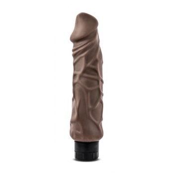 X5 Realistic Hard On - 9 inches Vibrating Dildo - Brown