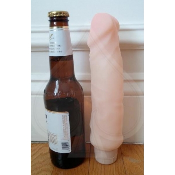 Home Wrecker 9 inches Realistic Vibrator - Beige