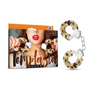 Temptasia Furry Leopard Cuffs - Kinky Fun for Role Play