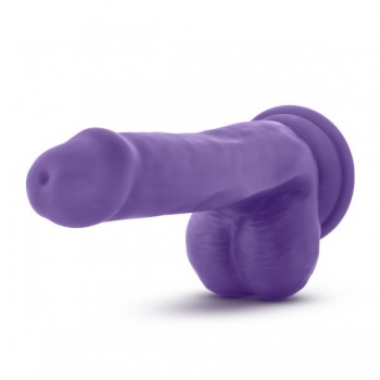 Au Naturel Bold Delight Dildo - 6 inches Purple