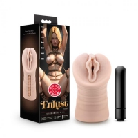 Enlust Destini Vibrating Stroker in Beige